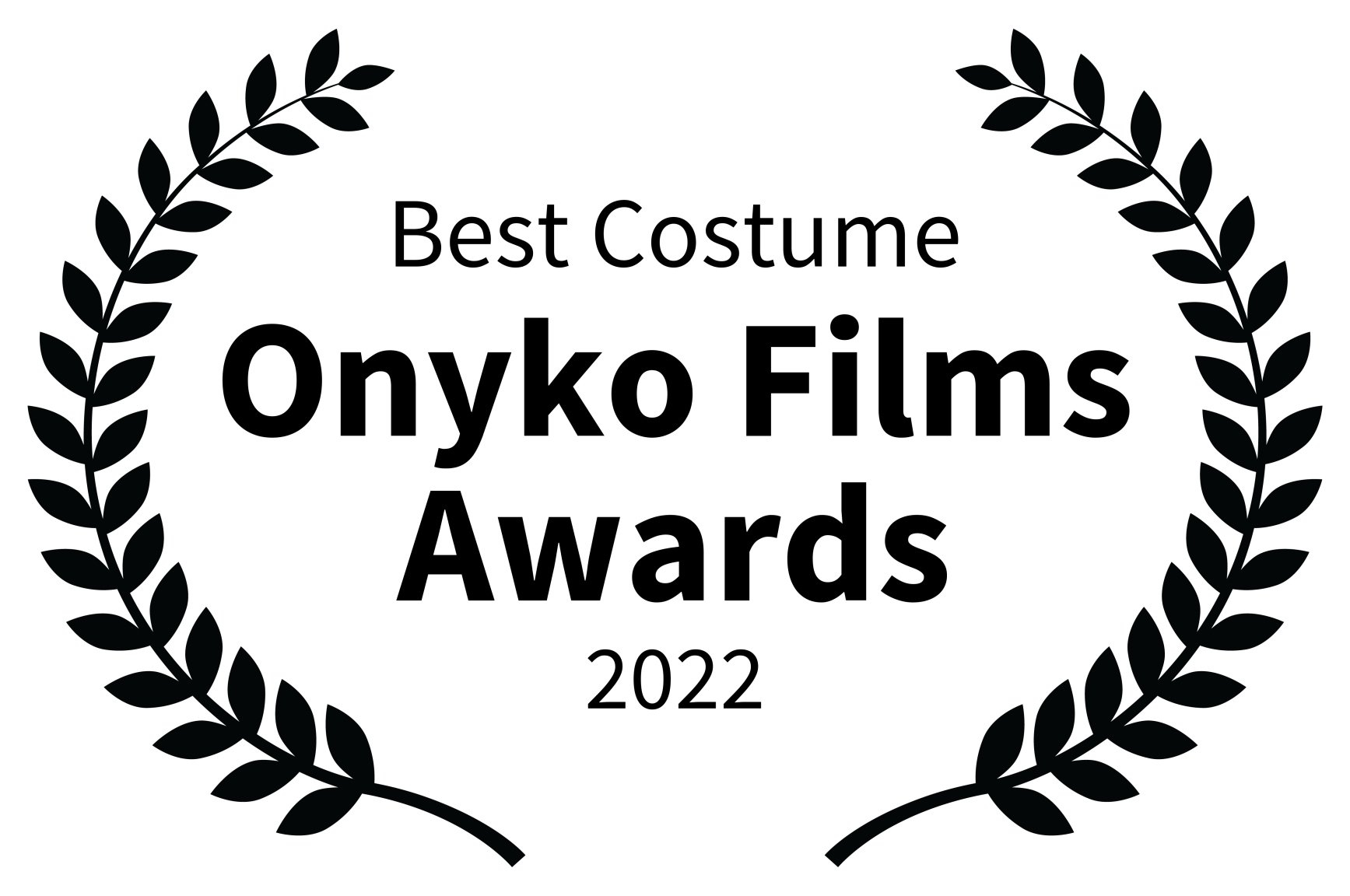 Minimalist laurel wreath illustration